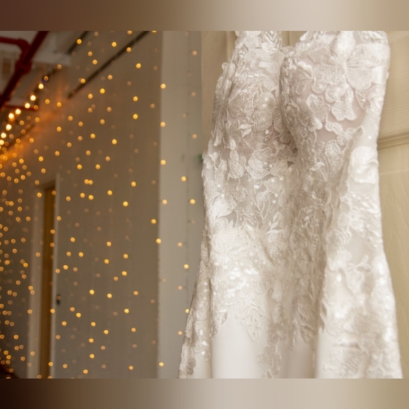 Stella York - Wedding Dress Sz 12 - Picture 6 of 12